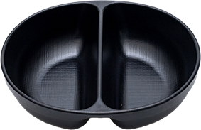 Matte 2-Divided Noodle Bowl